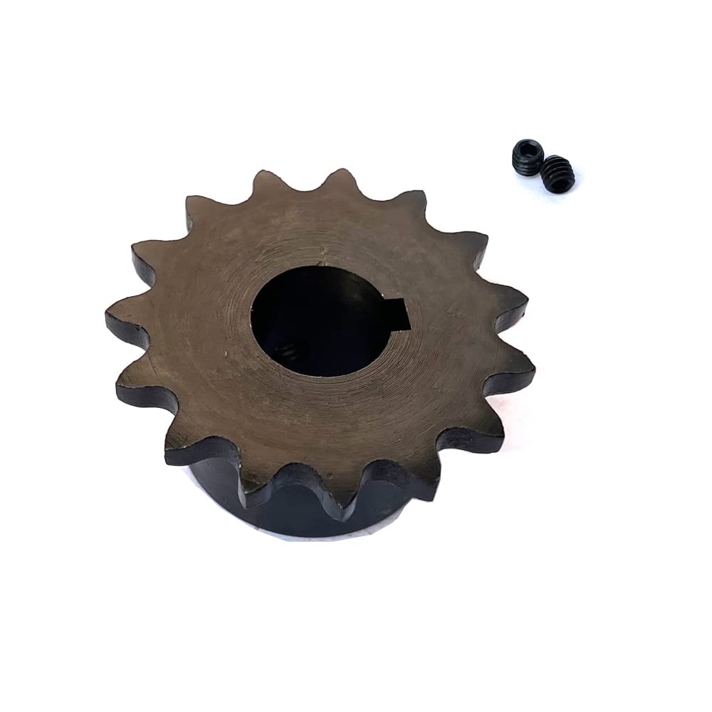 #40 Roller Chain Sprocket B Type 1" Bore Rust Prevention Hardened 15 Tooth