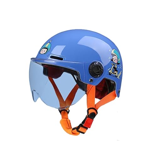 Youth Child Open Face Motorcycle Half Helmet 2-14 Years Old Kids Motorbike Helmet DOT Approved Four Wheeler Helmet for Cycling Motocross Cruiser Bike Scooter Chopper ATV Moped v