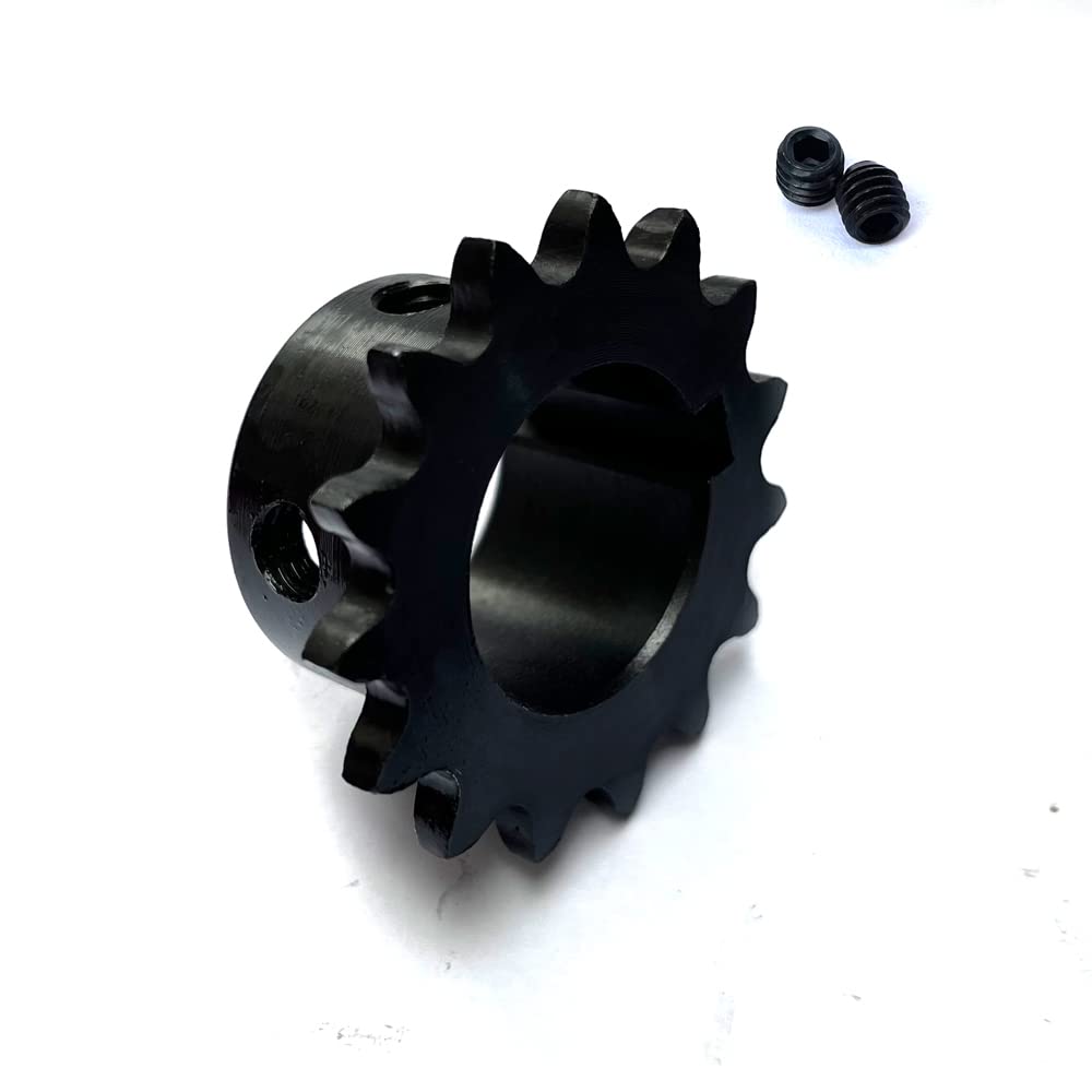 #40 Roller Chain Sprocket B Type 1" Bore Rust Prevention Hardened 15 Tooth