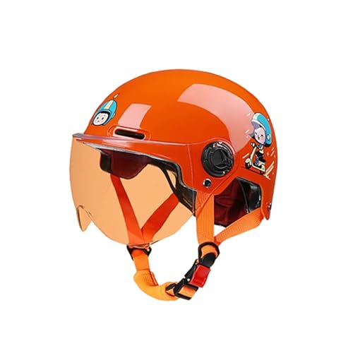 Youth Child Open Face Motorcycle Half Helmet 2-14 Years Old Kids Motorbike Helmet DOT Approved Four Wheeler Helmet for Cycling Motocross Cruiser Bike Scooter Chopper ATV Moped v