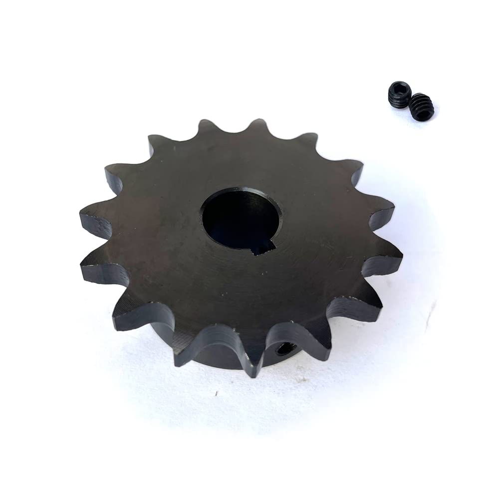 #40 Roller Chain Sprocket B Type 1" Bore Rust Prevention Hardened 15 Tooth