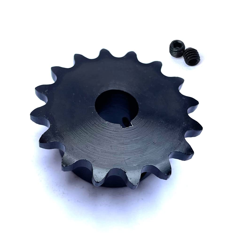 #40 Roller Chain Sprocket B Type 1" Bore Rust Prevention Hardened 15 Tooth