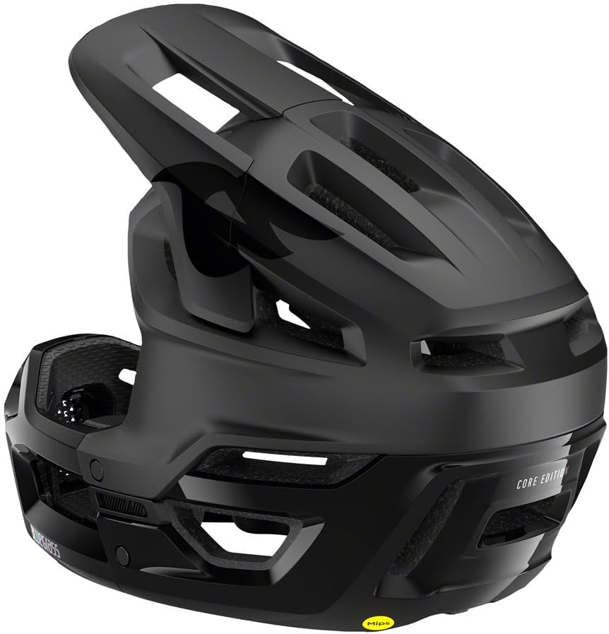 BLUEGRASS Vanguard Core MIPS Full Face Bicycle Helmet | Multiple Sizes | Multiple Colors (Black, Medium)