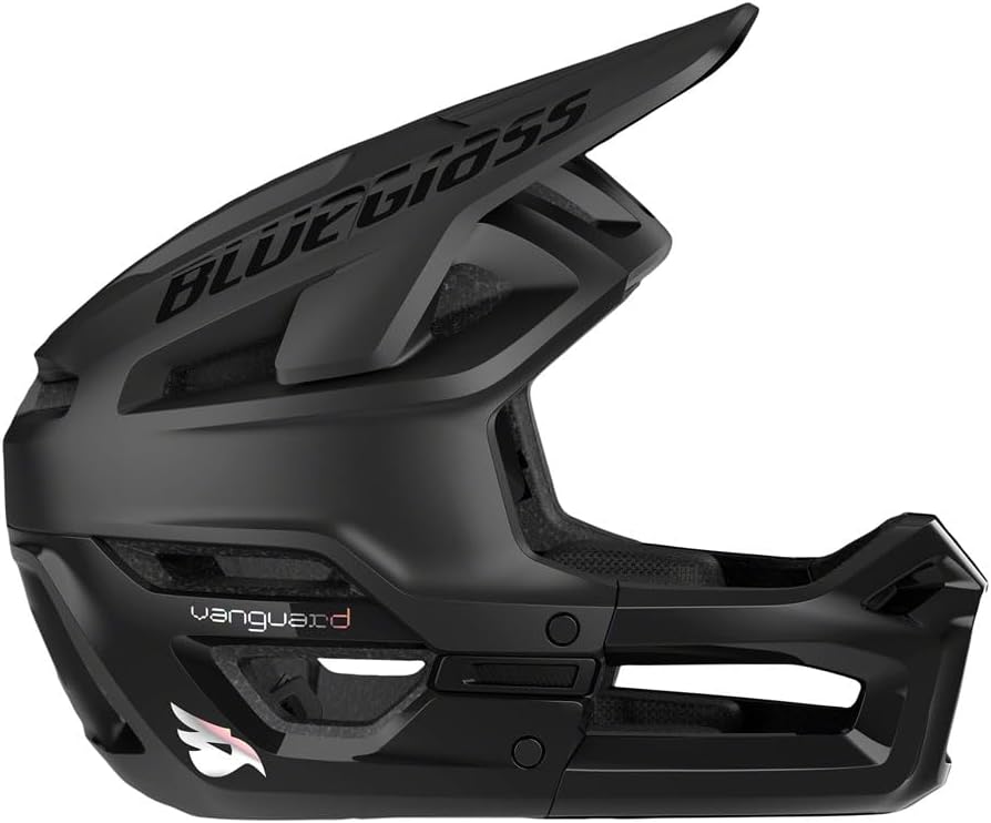 BLUEGRASS Vanguard Core MIPS Full Face Bicycle Helmet | Multiple Sizes | Multiple Colors (Black, Medium)