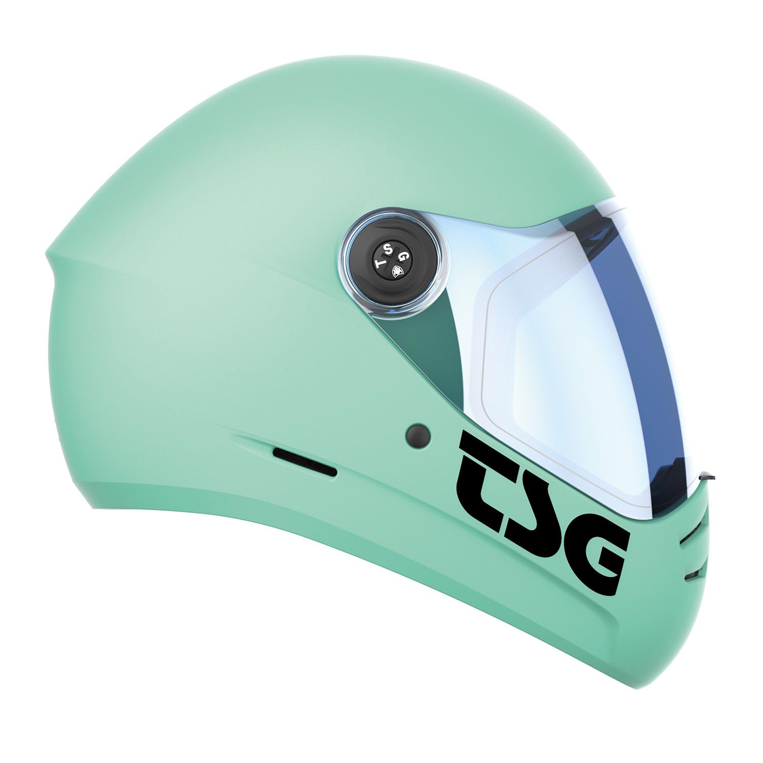 TSG - Pass 2.0 Full-face Premium Helmet w/Two Visors | Downhill Skateboarding, E-Skating, E-Onewheeling, Longboarding | Nose Ports, Air Flow Channels, Ear Slots, Adjustable Cheek Pads | ABS Hardshell