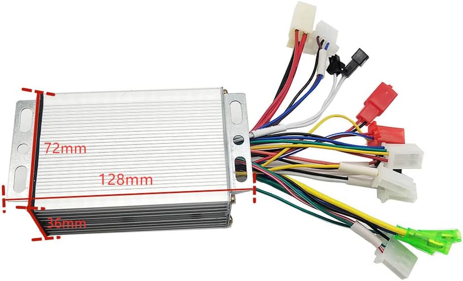 36V-48V 350W Brushless DC Motor Controller for Electric Bicycle E-Bike Scooter