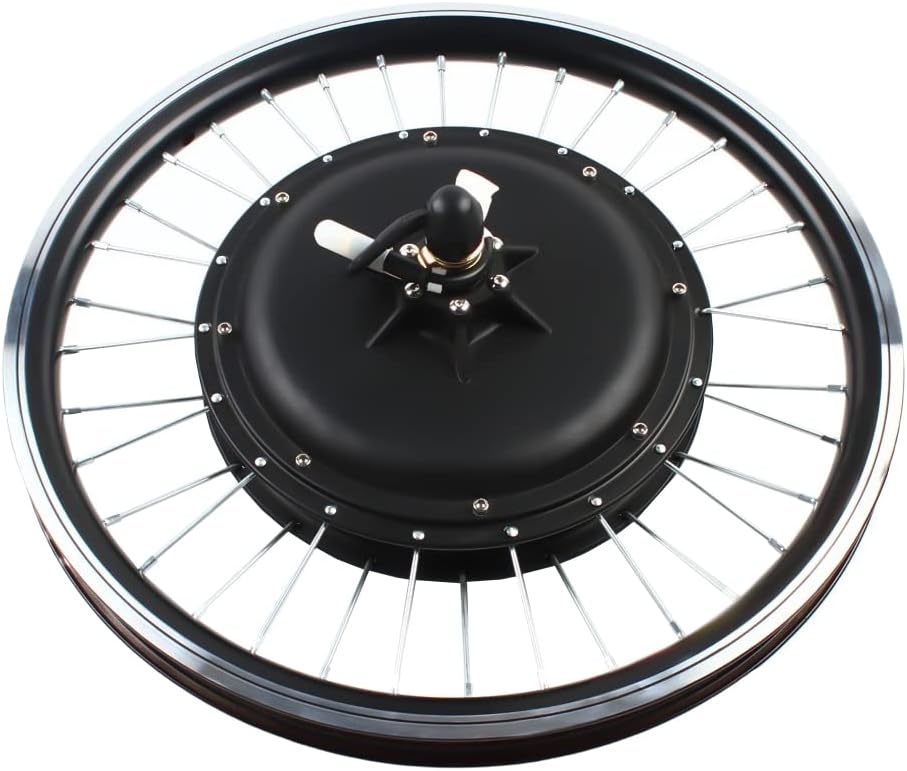 YIYIBYUS 20" Electric Bike Conversion Kit 48V 1000W Rear Wheel Bicycle Brushless and Toothless Motor Kit with Controller E-Bike Rear Hub Motor for 20Inch Bikes