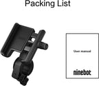 Segway Ninebot Phone Mount, Adjustable Electric Scooter eMoped Bicycle Handlebar Phone Holder, Fits Any 4-6.5 inches Cellphone, Compatible with MAX G3, MAX G2, F Series, E Series