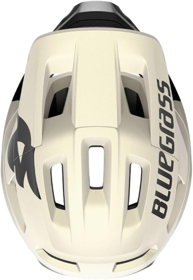 Bluegrass Vanguard Core MIPS Full Face Bicycle Helmet | Multiple Sizes | Multiple Colors (Black/White, Medium), White/Black