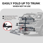 RokRack S One 1-Ebike Rack with Ramp, 100 lbs Capacity, Single Hitch Mount Electric Bike Rack, Fits up to 5" Fat Tire Width and 50" Wheelbase, Ebike Carrier Rack for 2" Receiver for Cars SUVs Vans RVs