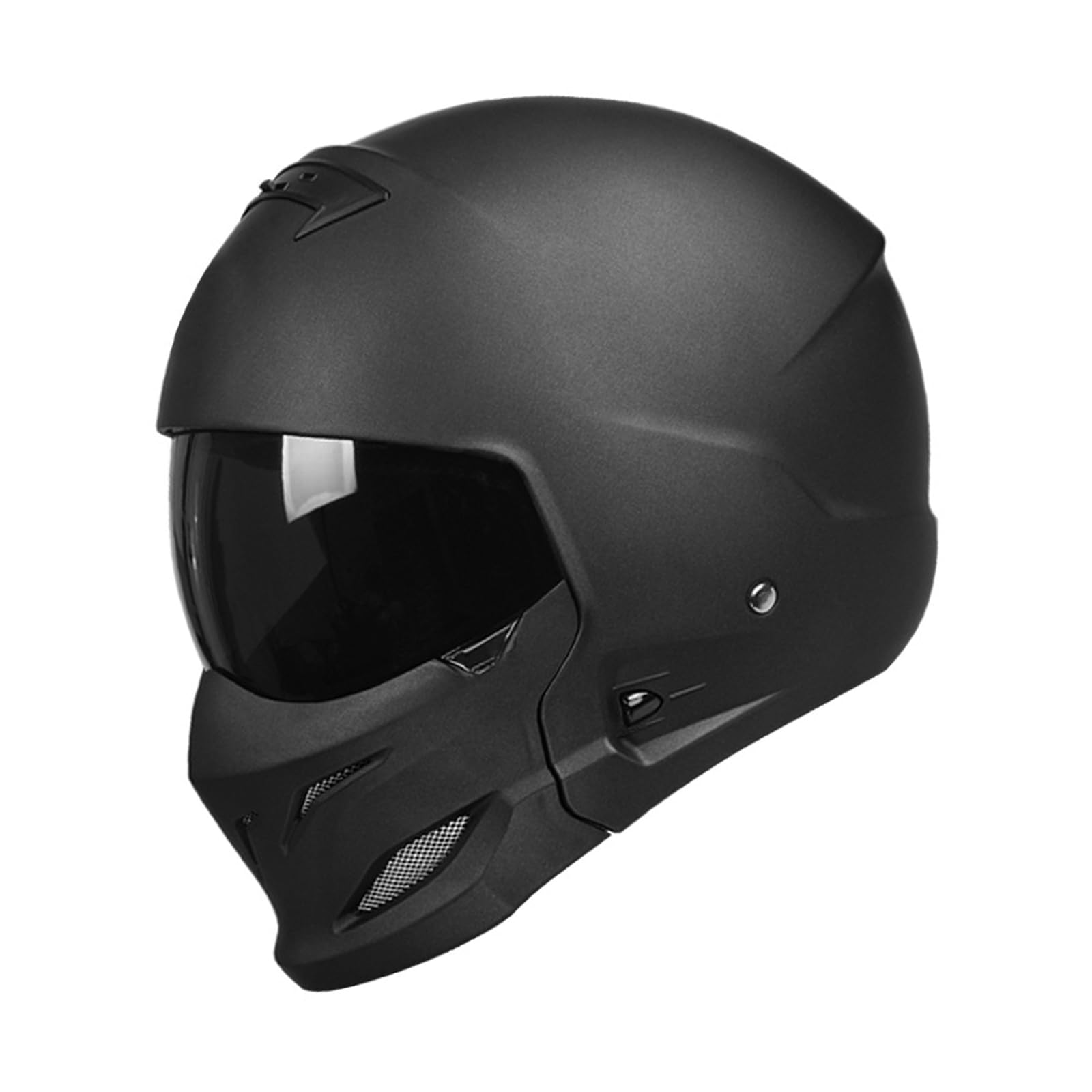 Full Face Motorcycle Helmet for Unisex-Adult Dirt Bike ATV Scooter Cruiser 3/4 Face Motocross Helmet Interchangeable Mouth Cover DOT Approved