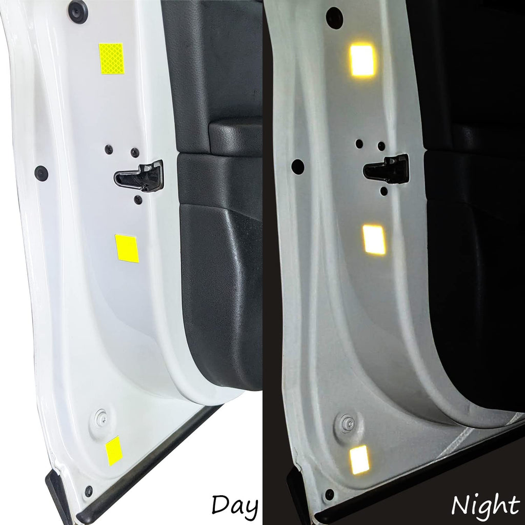 SmartSign 1.2 x 6 inch Red Reflective Strips - Pack of 4, Premium 3M Diamond Grade Reflective Stickers for Night Safety/Backpacks/Bicycles/Vehicles, Hi-Tack Adhesive, Made in USA