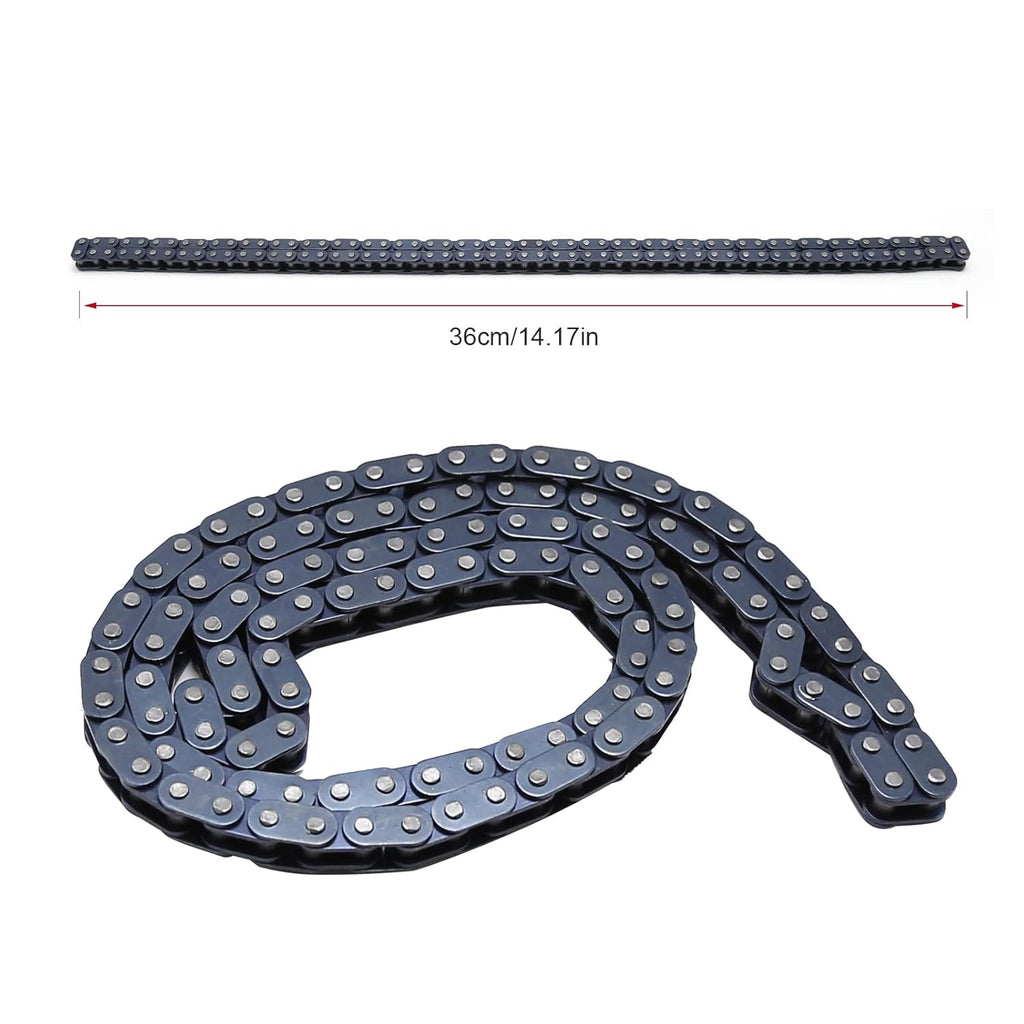 T8F 54T Tooth Rear Sprocket with T8F 116 Links Chain and Master Link for 47cc 49cc 2-Stroke Engine Motor Chinese Kids Mini Moto Pocket Bike Gas Scooter ATV Quad Pit Dirt Bike