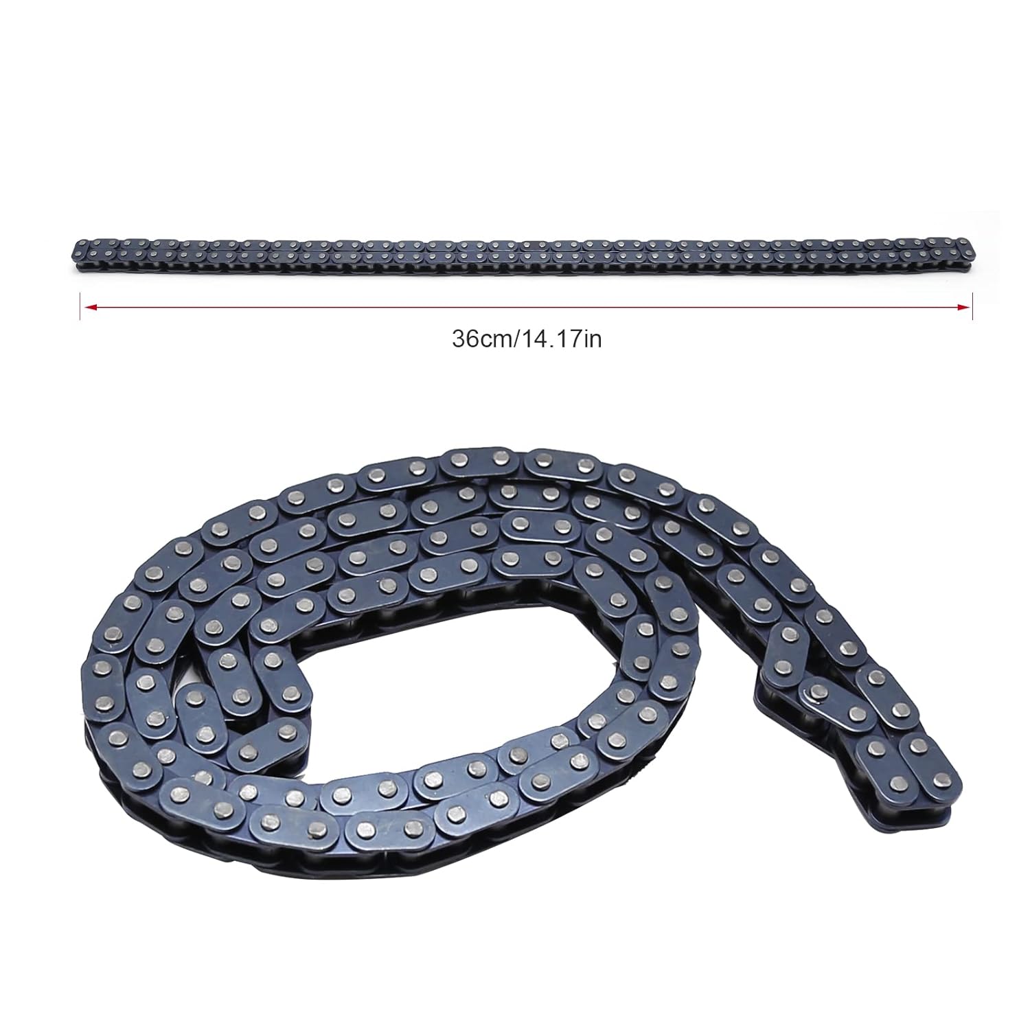 T8F 54T Tooth Rear Sprocket with T8F 116 Links Chain and Master Link for 47cc 49cc 2-Stroke Engine Motor Chinese Kids Mini Moto Pocket Bike Gas Scooter ATV Quad Pit Dirt Bike