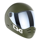 TSG - Pass 2.0 Full-face Premium Helmet w/Two Visors | Downhill Skateboarding, E-Skating, E-Onewheeling, Longboarding | Nose Ports, Air Flow Channels, Ear Slots, Adjustable Cheek Pads | ABS Hardshell