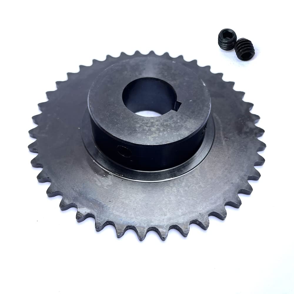 #40 Roller Chain Sprocket B Type 1" Bore Rust Prevention Hardened 15 Tooth