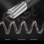 6' Breakaway Trailer Cable Trailer Brake Cable RV Stainless Steel Spring Towing Coiled Wire Safety Straps Ground Clip,for Breakaway Switch 4PCS