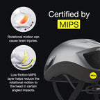Lumos Aero GT Bike Helmet Lightweight Ventilation | Firefly Mini Compatible Sync Turn Signal & Brake Lights | Road Bicycle Helmets for Adults: Men, Women