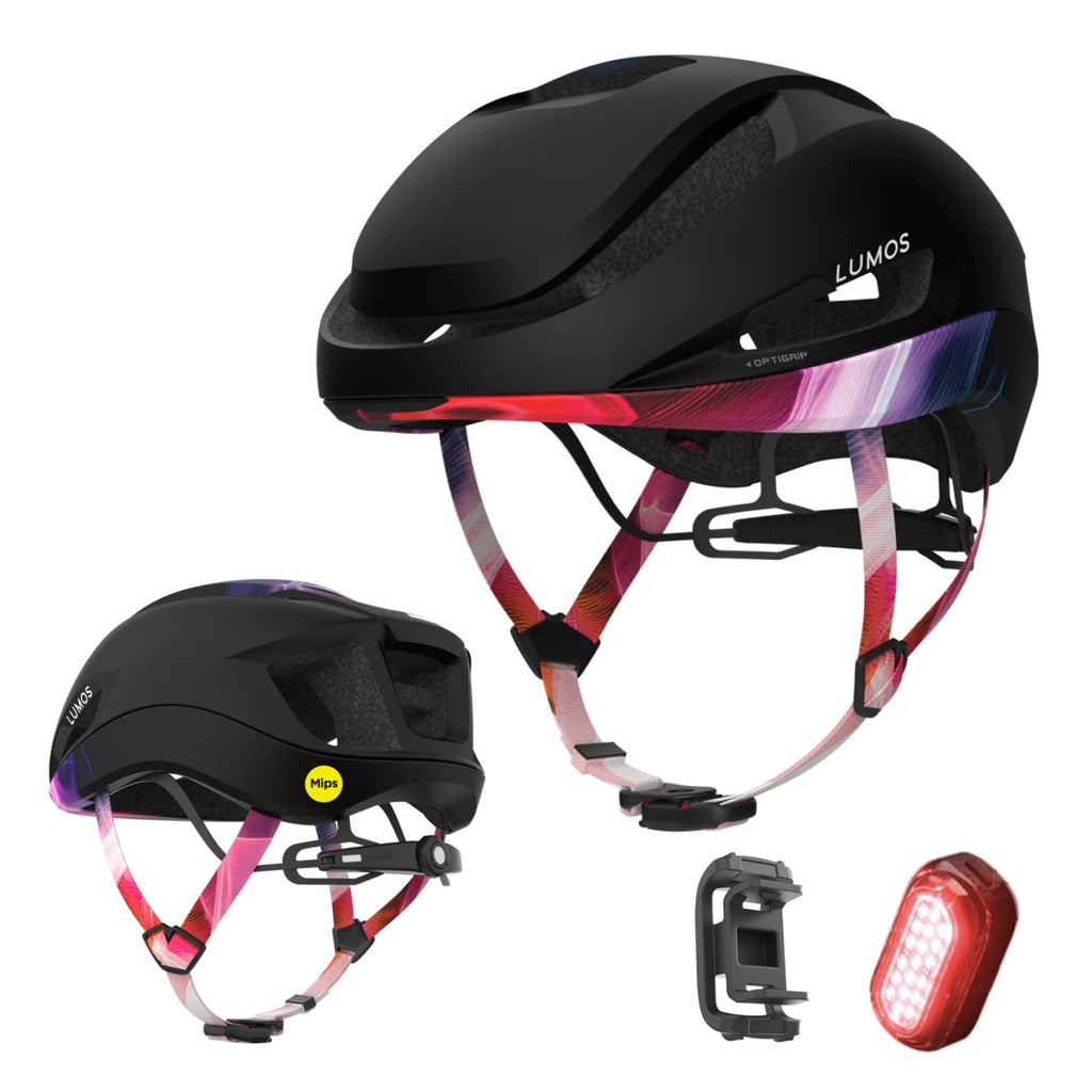 Lumos Aero GT Bike Helmet Lightweight Ventilation | Firefly Mini Compatible Sync Turn Signal & Brake Lights | Road Bicycle Helmets for Adults: Men, Women