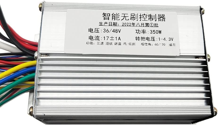36V-48V 350W Brushless DC Motor Controller for Electric Bicycle E-Bike Scooter