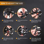 JBM Bike Helmet, Bicycle Helmet for Men and Women, Bike Helmet for Adult Cycling Helmet with Visor