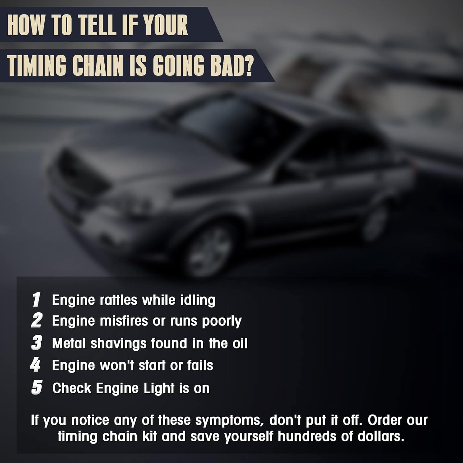 3.6 Timing Chain Kit w/Chain Guide Tensioner Sprocket for 2.8L 3.0L 3.6L Chevy Equinox Malibu Traverse GMC Acadia Cadillac CTS SRX Buick Enclave V6 Engine Engine Timing Set Replace # 9-0753S 9-0753sx