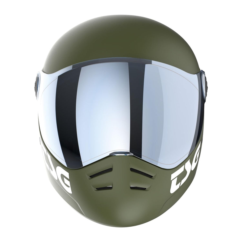 TSG - Pass 2.0 Full-face Premium Helmet w/Two Visors | Downhill Skateboarding, E-Skating, E-Onewheeling, Longboarding | Nose Ports, Air Flow Channels, Ear Slots, Adjustable Cheek Pads | ABS Hardshell