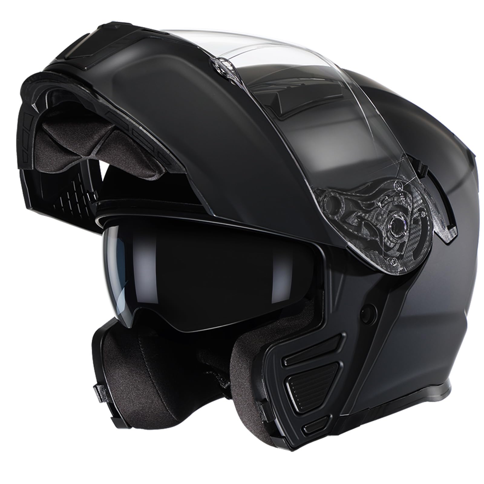 TRIANGLE Modular Motorcycle Helmets for Men Flip Up Full Face Helmet Dual Visor with Internal Sunshield DOT Approved