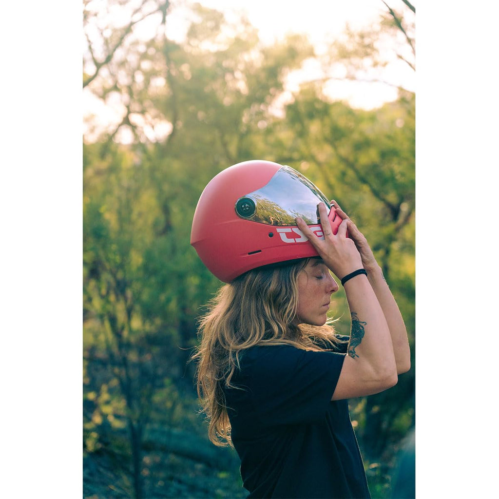 TSG - Pass 2.0 Full-face Premium Helmet w/Two Visors | Downhill Skateboarding, E-Skating, E-Onewheeling, Longboarding | Nose Ports, Air Flow Channels, Ear Slots, Adjustable Cheek Pads | ABS Hardshell