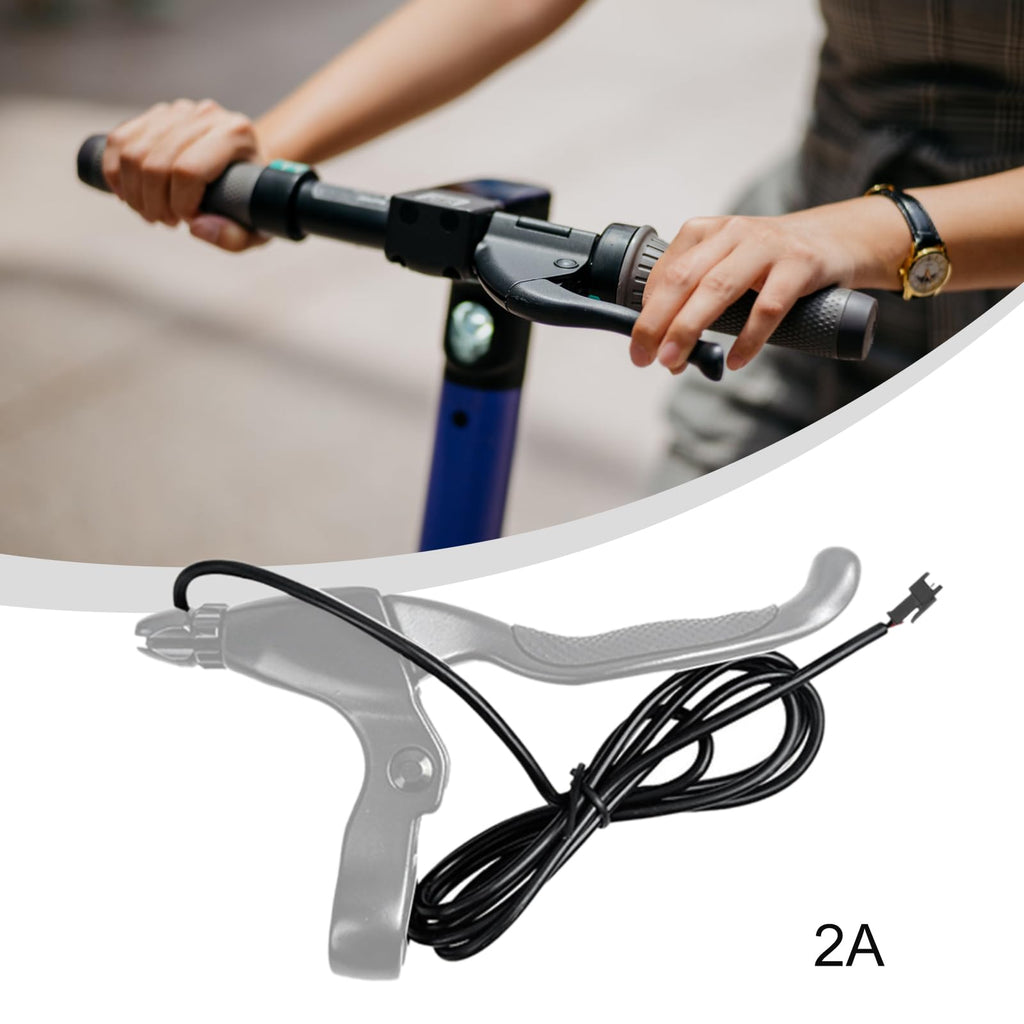 Ebike Brake Sensor for Any Electric Bicycle, Cut Off Power Brakes 2/3 Pin 2A 2Y, Electric Bicycles Hydraulic Cut Off Power Brake Connector Kits(2 pins)