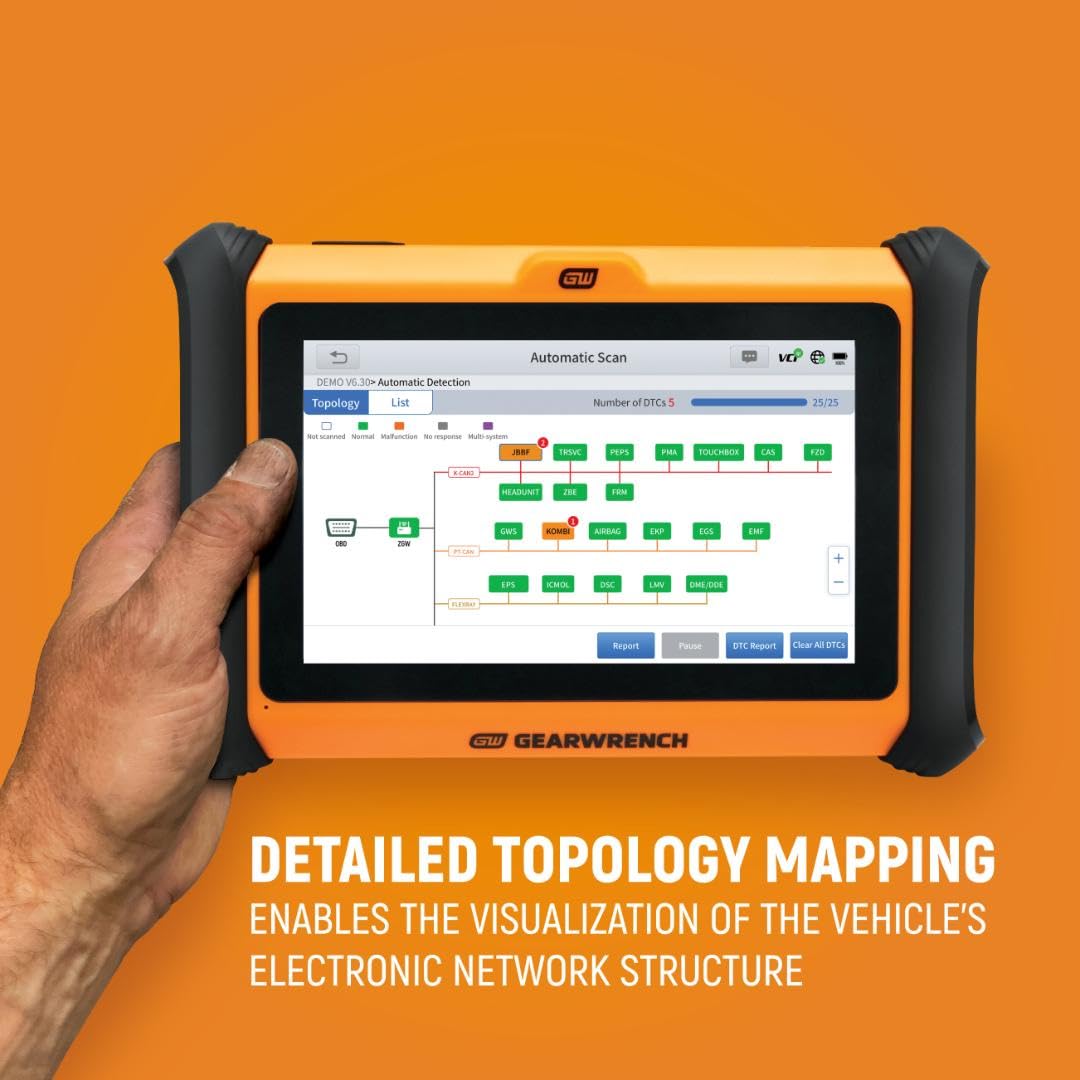 GEARWRENCH 7" Wireless Bi-Directional Diagnostic Scanner Tablet | GWSMART07