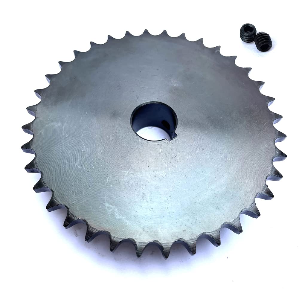 #40 Roller Chain Sprocket B Type 1" Bore Rust Prevention Hardened 15 Tooth