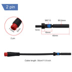 Ebike Brake Sensor for Any Electric Bicycle, Cut Off Power Brakes 2/3 Pin 2A 2Y, Electric Bicycles Hydraulic Cut Off Power Brake Connector Kits(2 pins)