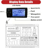 26" Electric Bike Conversion Kit, 350W 36V Front Wheel Motor E Bike Kit Hub Motor Bicycle BLDC Controller with LCD Display Controller PAS Brake Lever for 26 inch Bikes, 5 Speed Adjustable