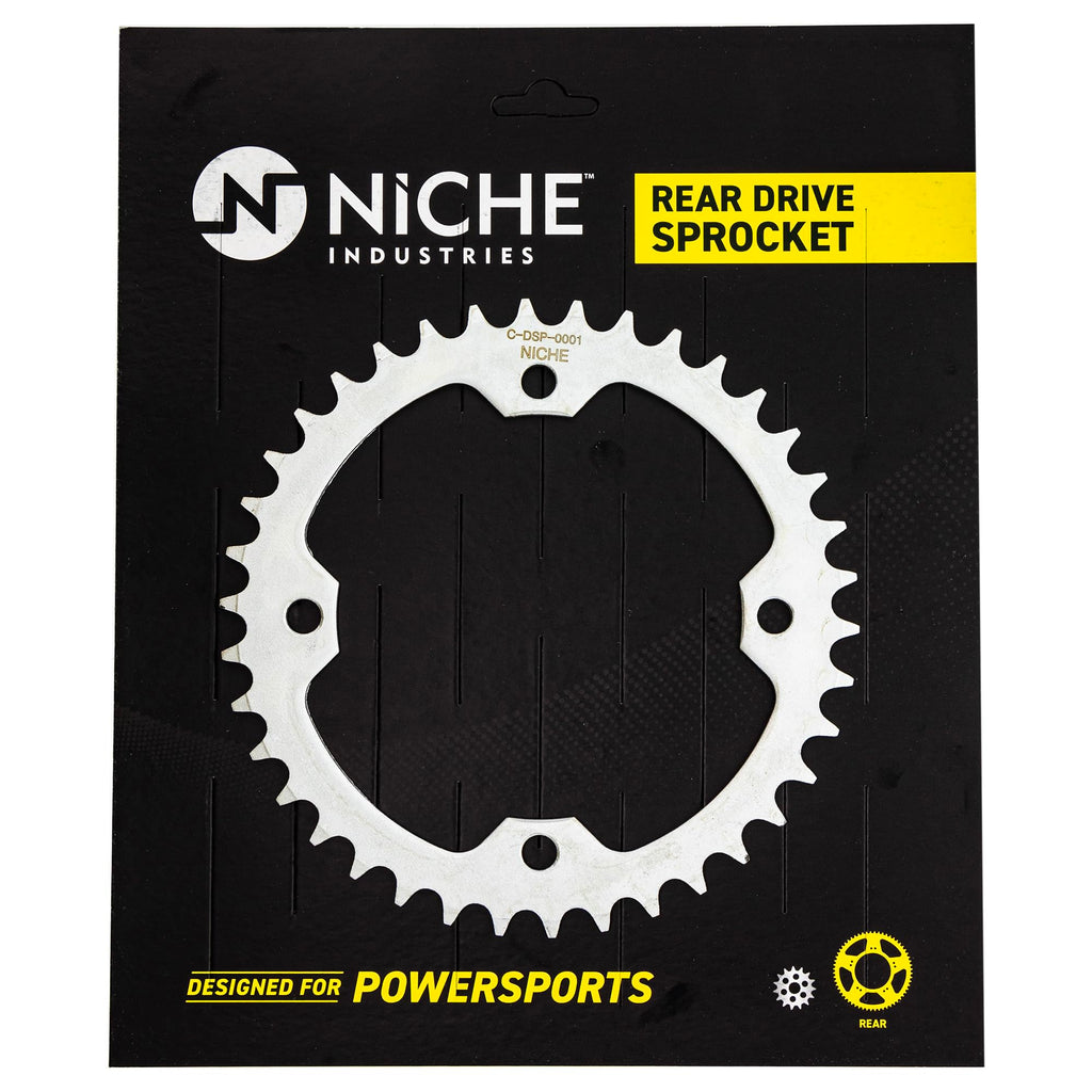 NICHE Drive Sprocket Chain Combo for Yamaha Raptor 350 350SE Front 13 Rear 38 Tooth 520NZ Standard 98 Links