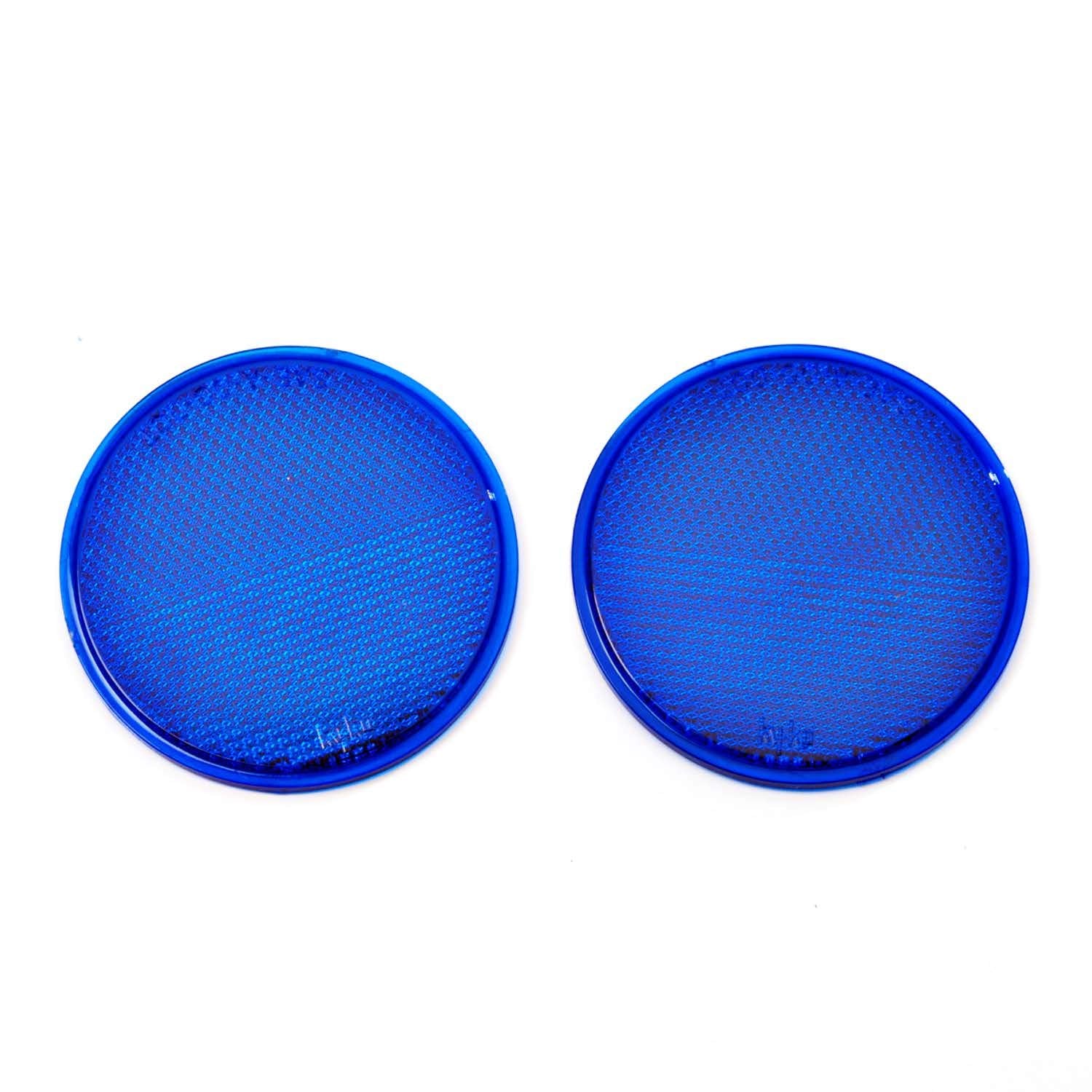 Hy-Ko Carded Reflectors, High Visibility Light Reflective Markers for Driveway, Mailbox Post, Garbage Cans, & More, Night Driving Safety Tools for Home