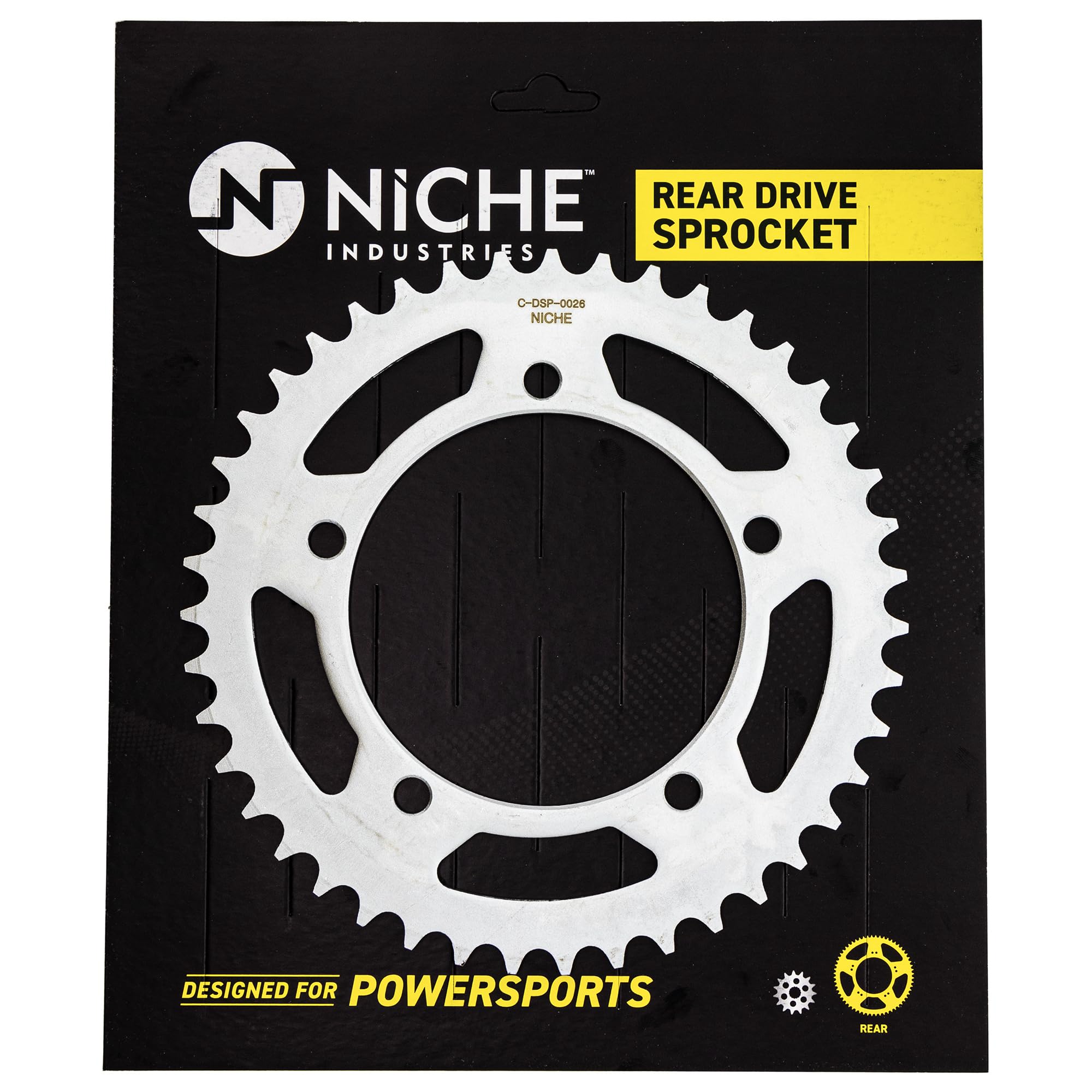 NICHE Drive Sprocket Chain Combo for Suzuki 2006-2010 GSXR600 Front 16 Rear 43 Tooth 520V-X X-Ring 114 Links