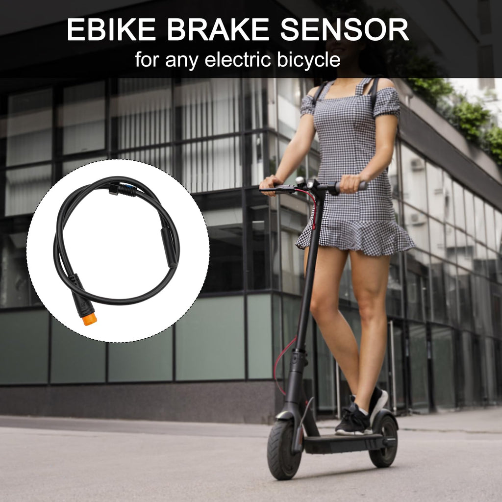 Ebike Brake Sensor for Any Electric Bicycle, Cut Off Power Brakes 2/3 Pin 2A 2Y, Electric Bicycles Hydraulic Cut Off Power Brake Connector Kits(2 pins)