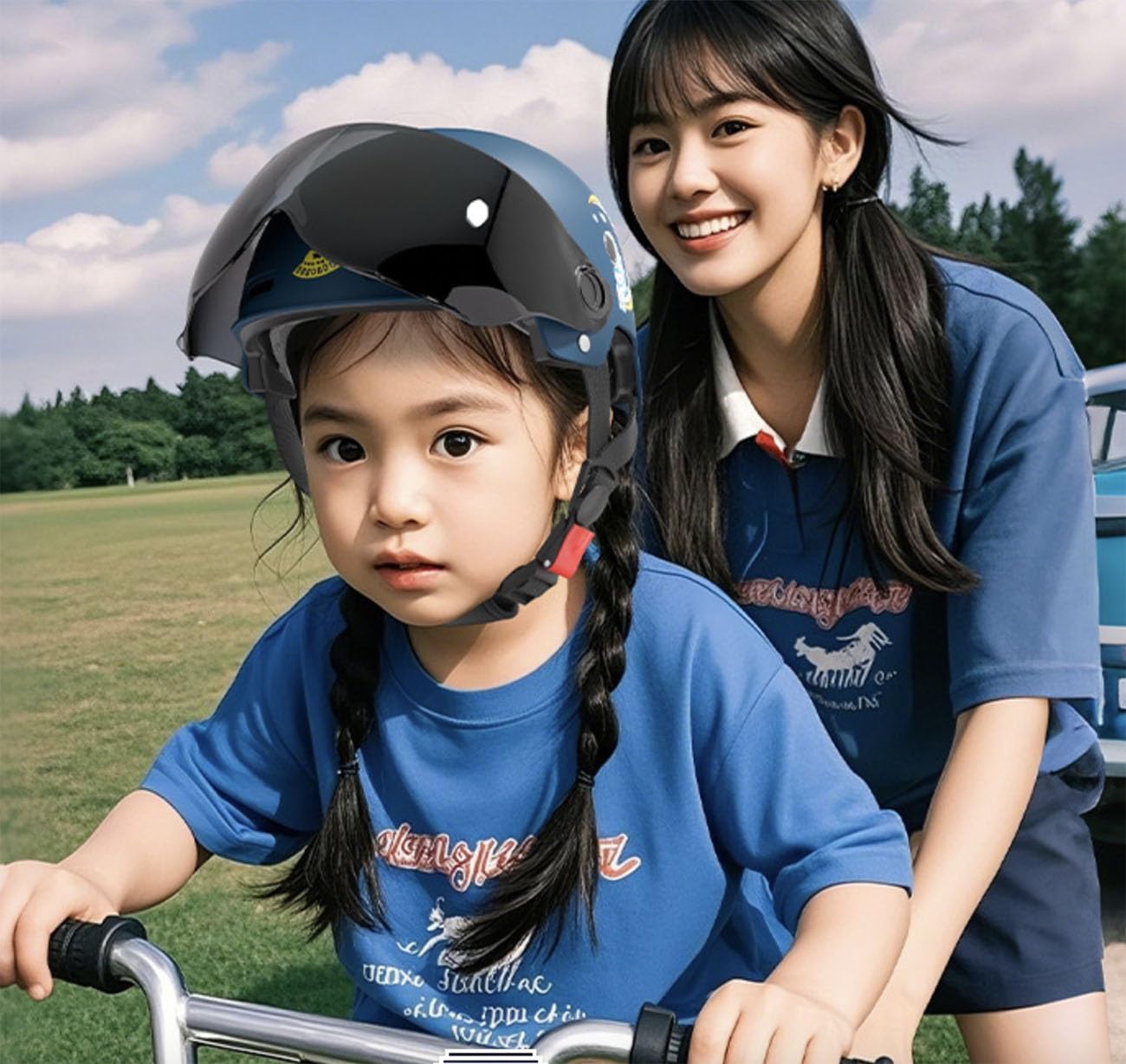 Youth Child Open Face Motorcycle Half Helmet 2-14 Years Old Kids Motorbike Helmet DOT Approved Four Wheeler Helmet for Cycling Motocross Cruiser Bike Scooter Chopper ATV Moped v