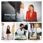 NEEWER 43 Inch/110 Centimeter Light Reflector Diffuser 5 in 1 Collapsible Multi Disc with Bag - Translucent, Silver, Gold, White, and Black for Studio Photography Lighting Outdoor