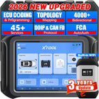 XTOOL Scanner D9S PRO, ECU Pr0gramming/C0ding OBD2 Scanner, Wireless Bidirectional scan Tool, High-End with Topology, 45+ Resets, Full System, PMI, FCA/CAN FD/DoIP, 3-Yr Update