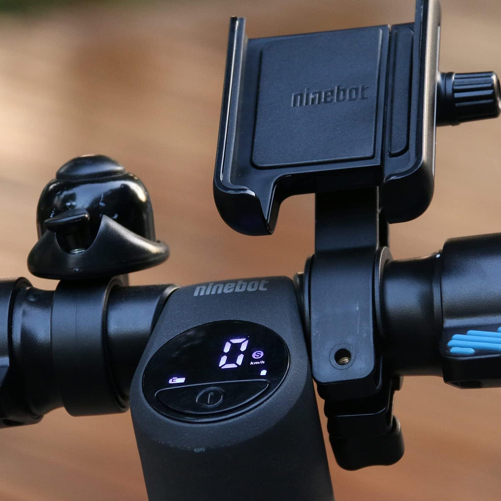 Segway Ninebot Phone Mount, Adjustable Electric Scooter eMoped Bicycle Handlebar Phone Holder, Fits Any 4-6.5 inches Cellphone, Compatible with MAX G3, MAX G2, F Series, E Series