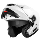 YEMA Modular Motorcycle Helmets, DOT Approved Full Face Motorcycle Helmet with Flip Up Dual Visor, Helmets for Adults Men Women Helmets for Street Scooter ATV E-Bike - YM-926
