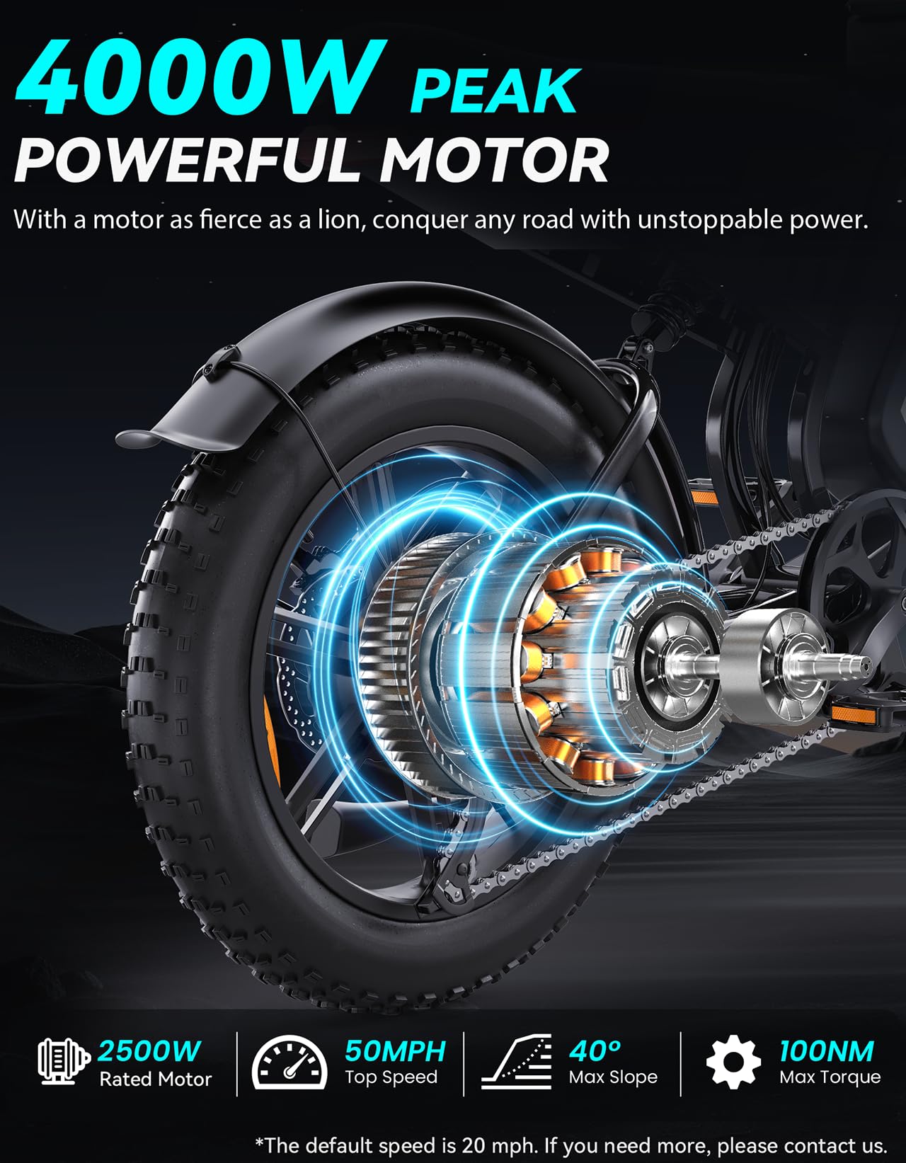 Bicicleta eléctrica DTTZH F6/F6S/F6PRO para adultos con NFC y desbloqueo por contraseña, 4000/2000/1500 W, 50/40/33 MPH, 60 V 30 Ah, 48 V 15/25 Ah, 160-96 km, motocicleta eléctrica todoterreno con neumáticos anchos de 20" 