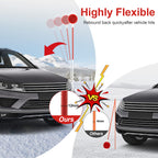 Driveway Reflectors Markers for Snow Plowing, 36-48" Reflective Driveway Steel Metal Reflective Post, Double-Sided High Visible Rustproof Design(4 pack)