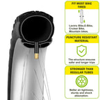 2 Pack 12"/14"/16"/18"/ 20"/ 22"/24"/ 26"/27.5"/28"/29" x1.75/1.95/2.10/2.125 Bicycle Tube with 2 Tire Levers, with 32mm AV Schrader Valve, Reliable Inner Tube for Kids/Road/MTB Bike (2 of One Size)