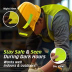 SmartSign 1.2 x 6 inch Red Reflective Strips - Pack of 4, Premium 3M Diamond Grade Reflective Stickers for Night Safety/Backpacks/Bicycles/Vehicles, Hi-Tack Adhesive, Made in USA