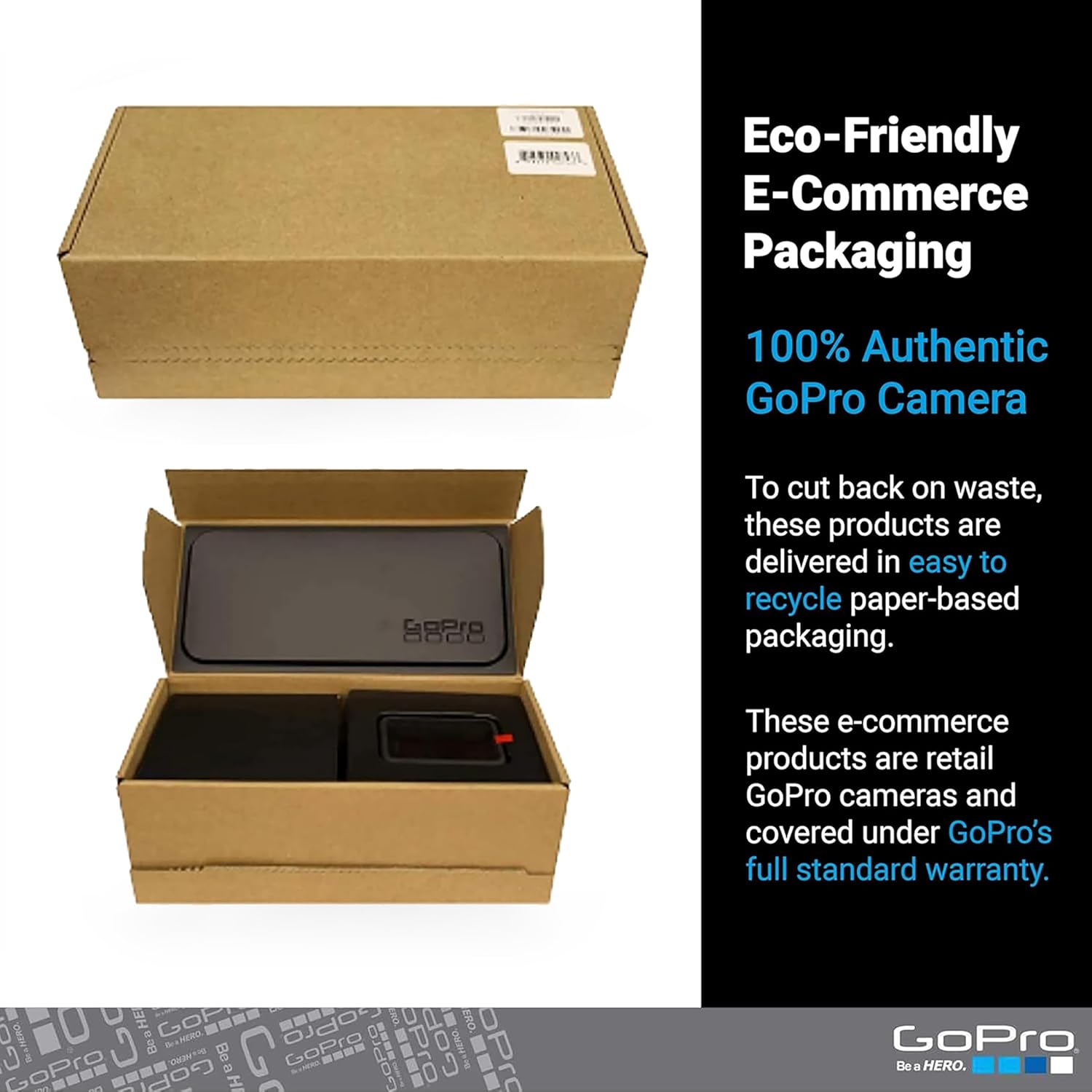 GoPro HERO13 Black Ecommerce Packaging - Waterproof Action Camera with 5.3K60 Video, 27MP Photo + Compatability with HB-Series Lenses