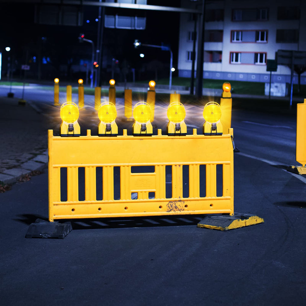 Tallew 10 Pack Front Round Reflector for Driveway Fence Gate Posts Trailers Safety Automobiles Boats Mailboxes Reflector with Center Mounting Hole(White)