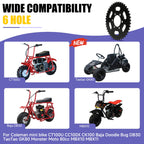 35 Chain Sprocket 40 Tooth Compatible with Coleman Mini Bike CT100U CC100X CK100 Baja DB30 TaoTao GK80 Monster Moto 80cc MBX10 MBX11 Predator 79cc 97cc 98cc 100cc 2.5hp Go Kart Parts